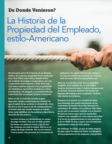 History of ESOPs Cover_Spanish