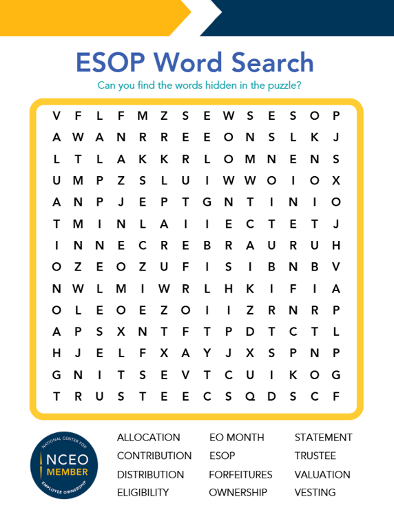 ESOP Word Search Screenshot