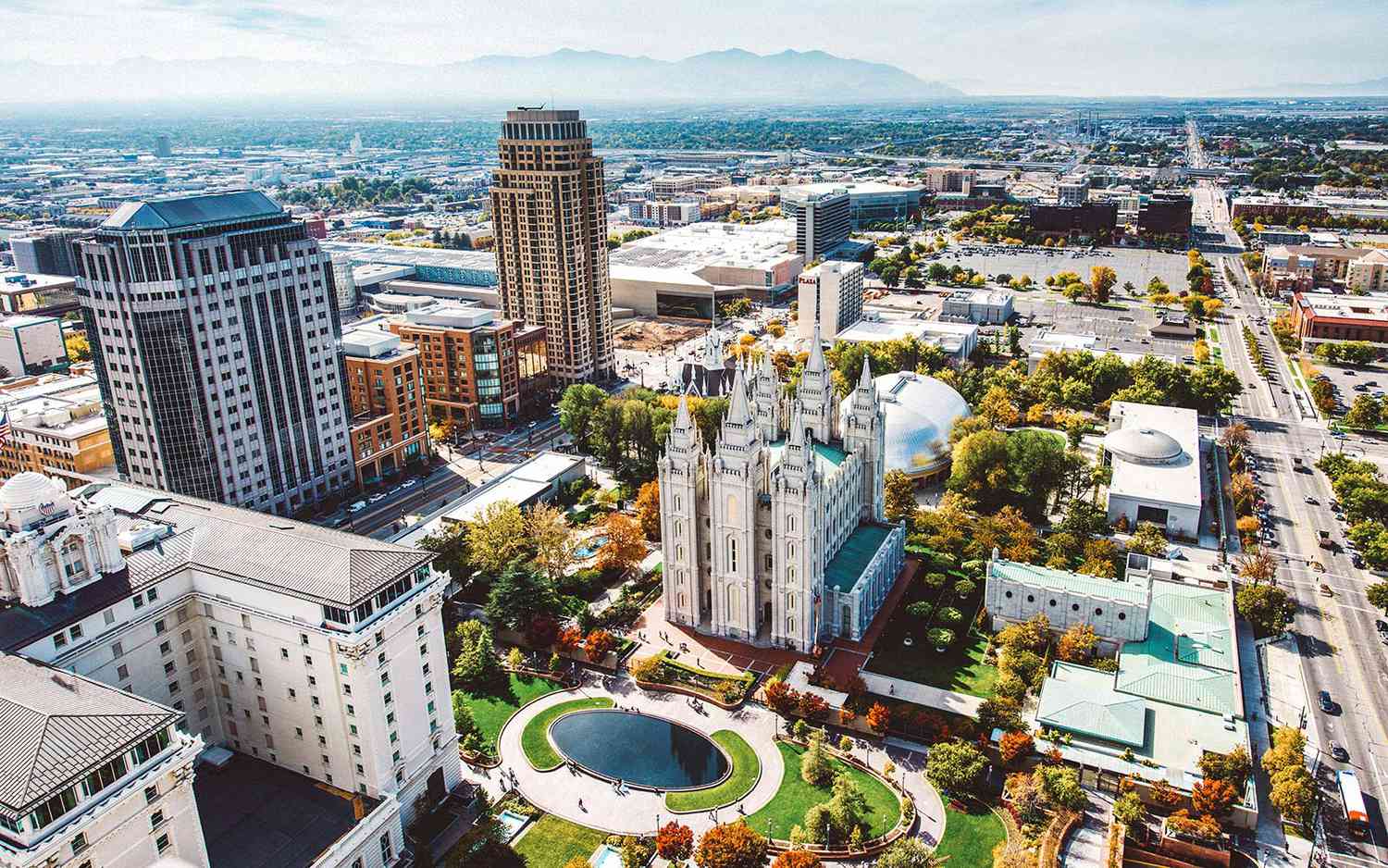 The Salt Lake City skyline