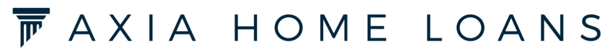axia logo in navy